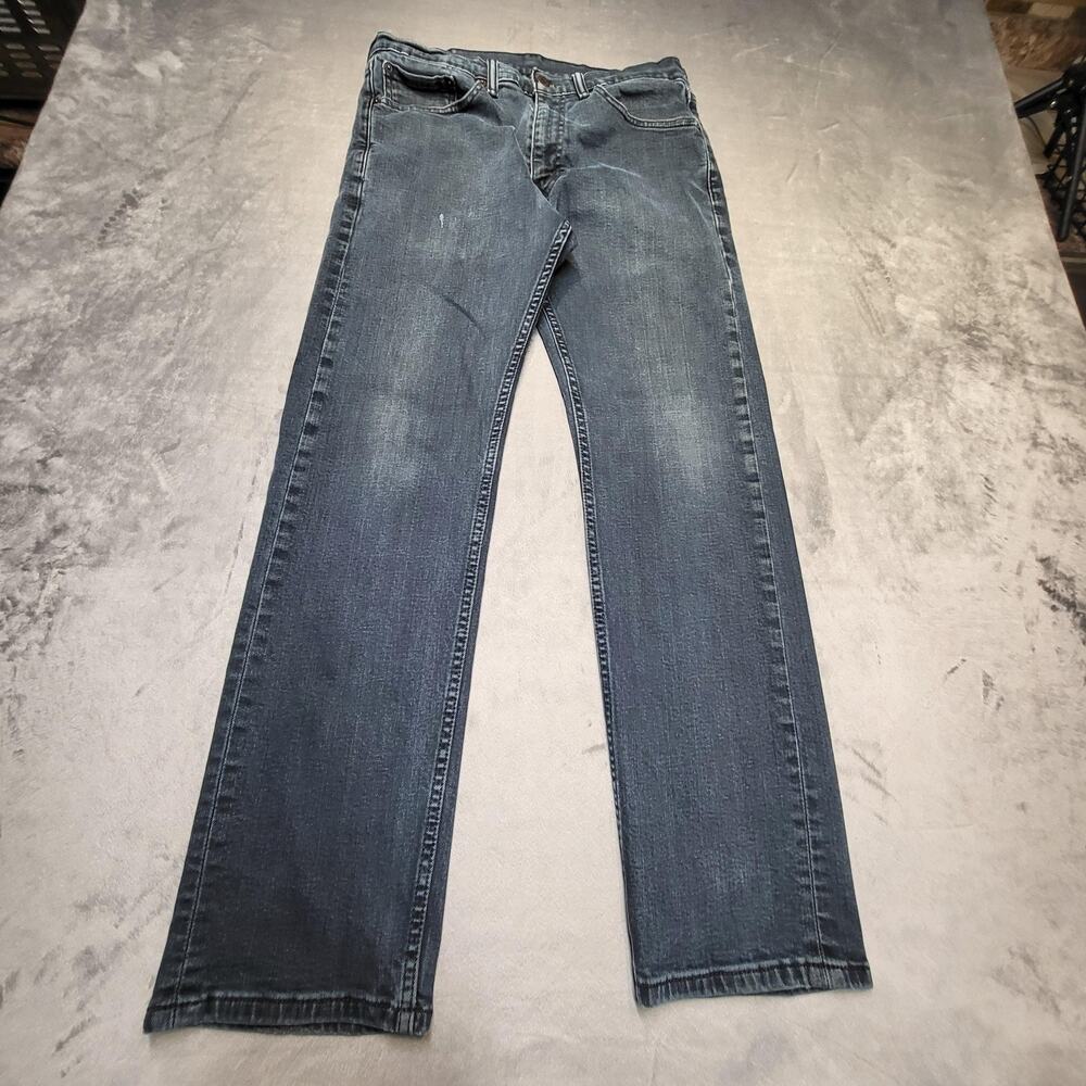 Levis 505 Jeans Mens 30x29 Blue Straight Leg Medium Wash Denim Classic Fit